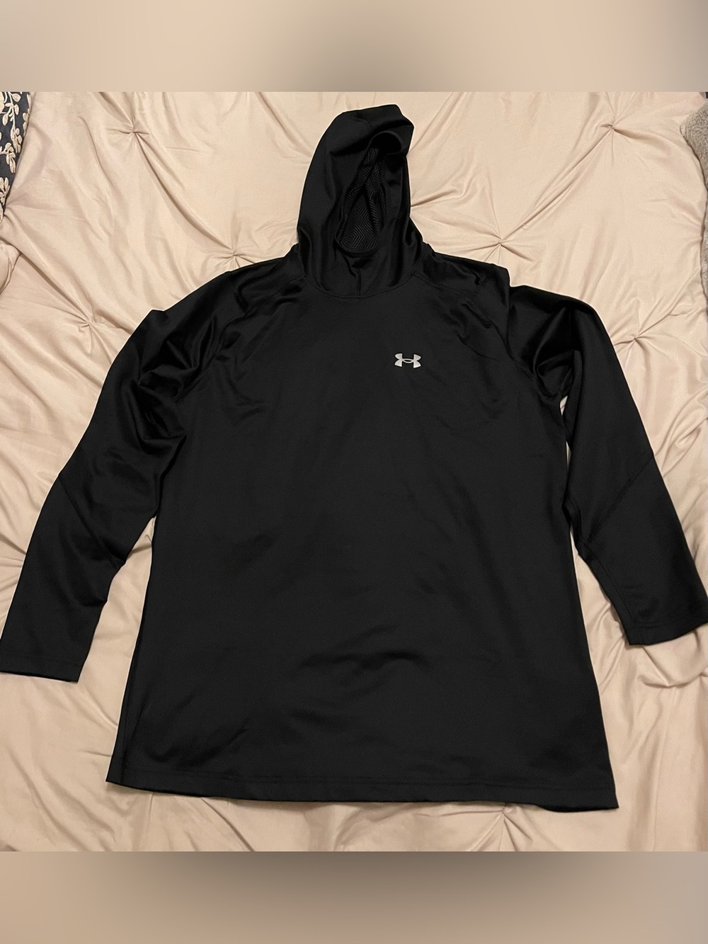 Under Armour ColdGear Infrared Hoodie Pullover Black 1368020-001 Men Sz XXL NEW